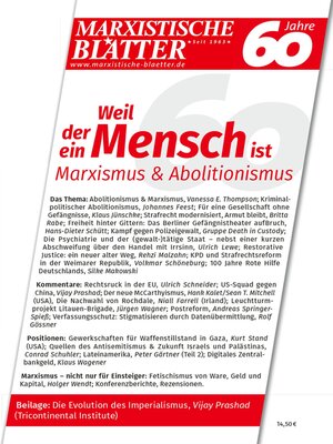 cover image of Weil der Mensch ein Mensch ist – Marxismus & Abolitionismus